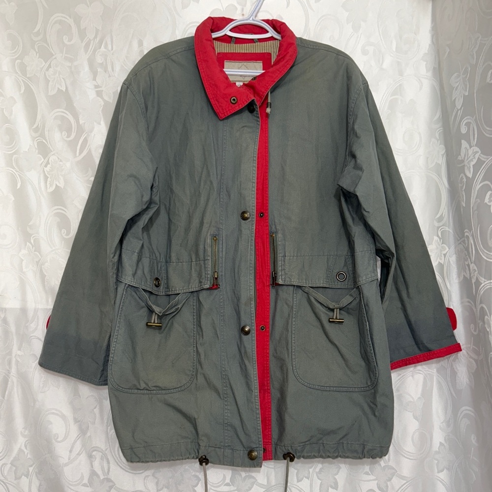 NUAGE Pewter Zip Up Fisherman’s Performance Mens' Jacket